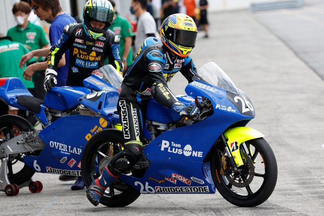 J-GP3：上原大輝（Team Plusone）／2022全日本ロード 岡山公開テスト2日目