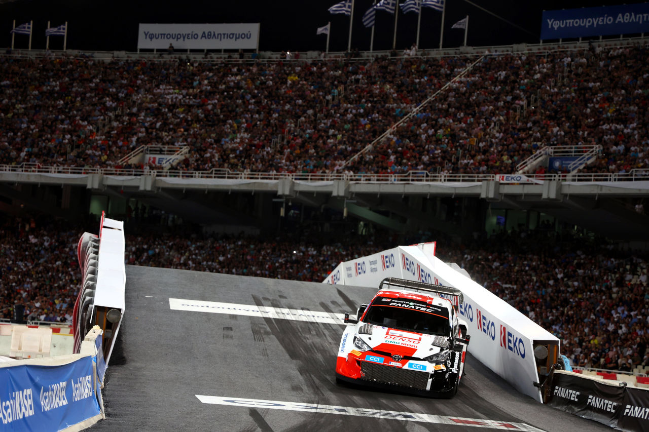 エルフィン・エバンス／スコット・マーティン組（トヨタGRヤリス・ラリー1）　2022年WRC第10戦アクロポリス・ラリー・ギリシャ