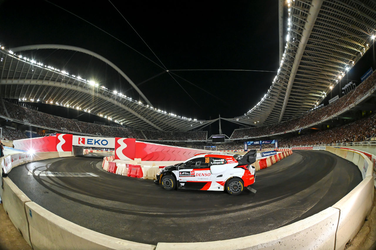 勝田貴元／アーロン・ジョンストン組（トヨタGRヤリス・ラリー1）　2022年WRC第10戦アクロポリス・ラリー・ギリシャ