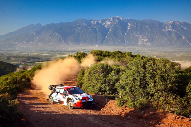 シェイクダウンで陣営最上位の5番手につけたエサペッカ・ラッピ（トヨタGRヤリス・ラリー1）　2022年WRC第10戦アクロポリス・ラリー・ギリシャ