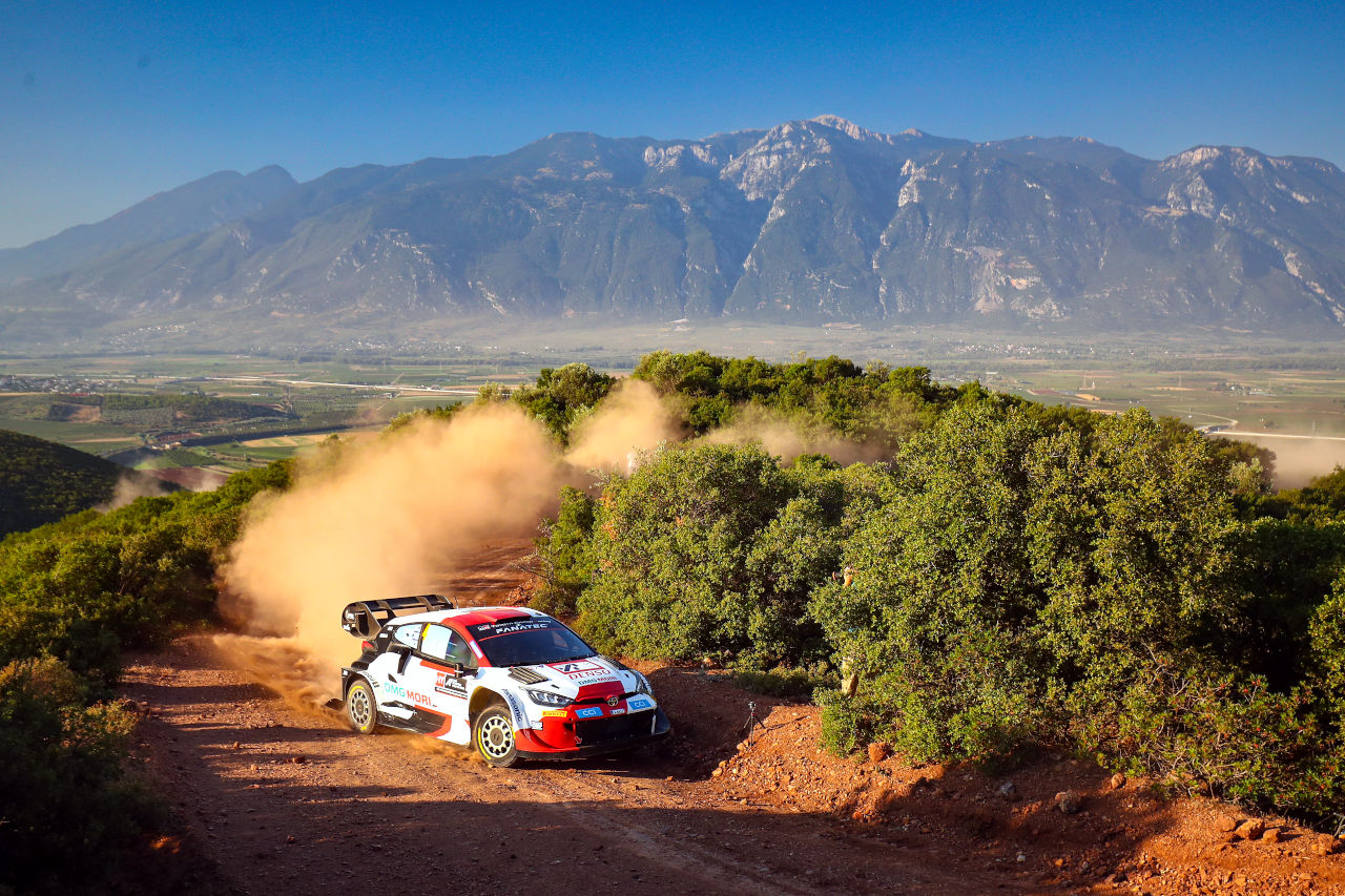 シェイクダウンで陣営最上位の5番手につけたエサペッカ・ラッピ（トヨタGRヤリス・ラリー1）　2022年WRC第10戦アクロポリス・ラリー・ギリシャ