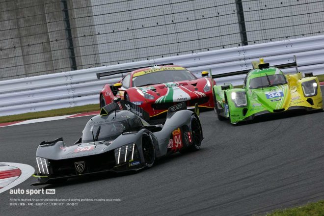 FP2で3番手となった94号車プジョー9X8