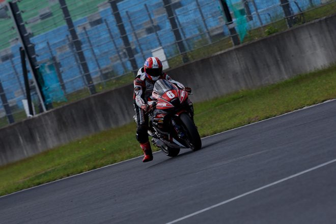 JSB1000：亀井雄大（Honda Suzuka Racing Team）／2022全日本ロード 岡山公開テスト3日目