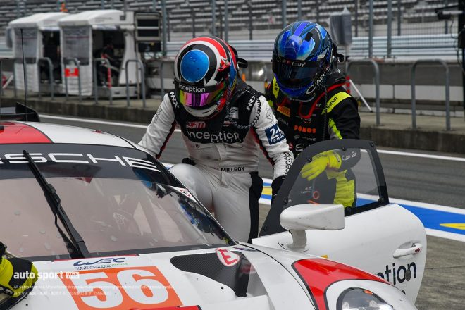 2022WEC第5戦富士　ドライバー交代を行う木村武史