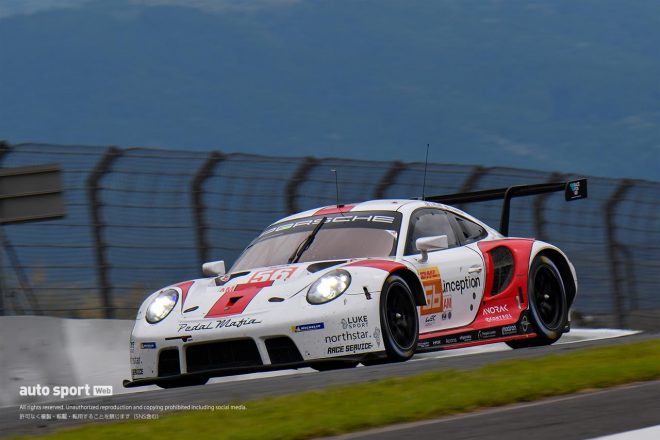 2022WEC第5戦富士　チーム・プロジェクト1のポルシェ911 RSR