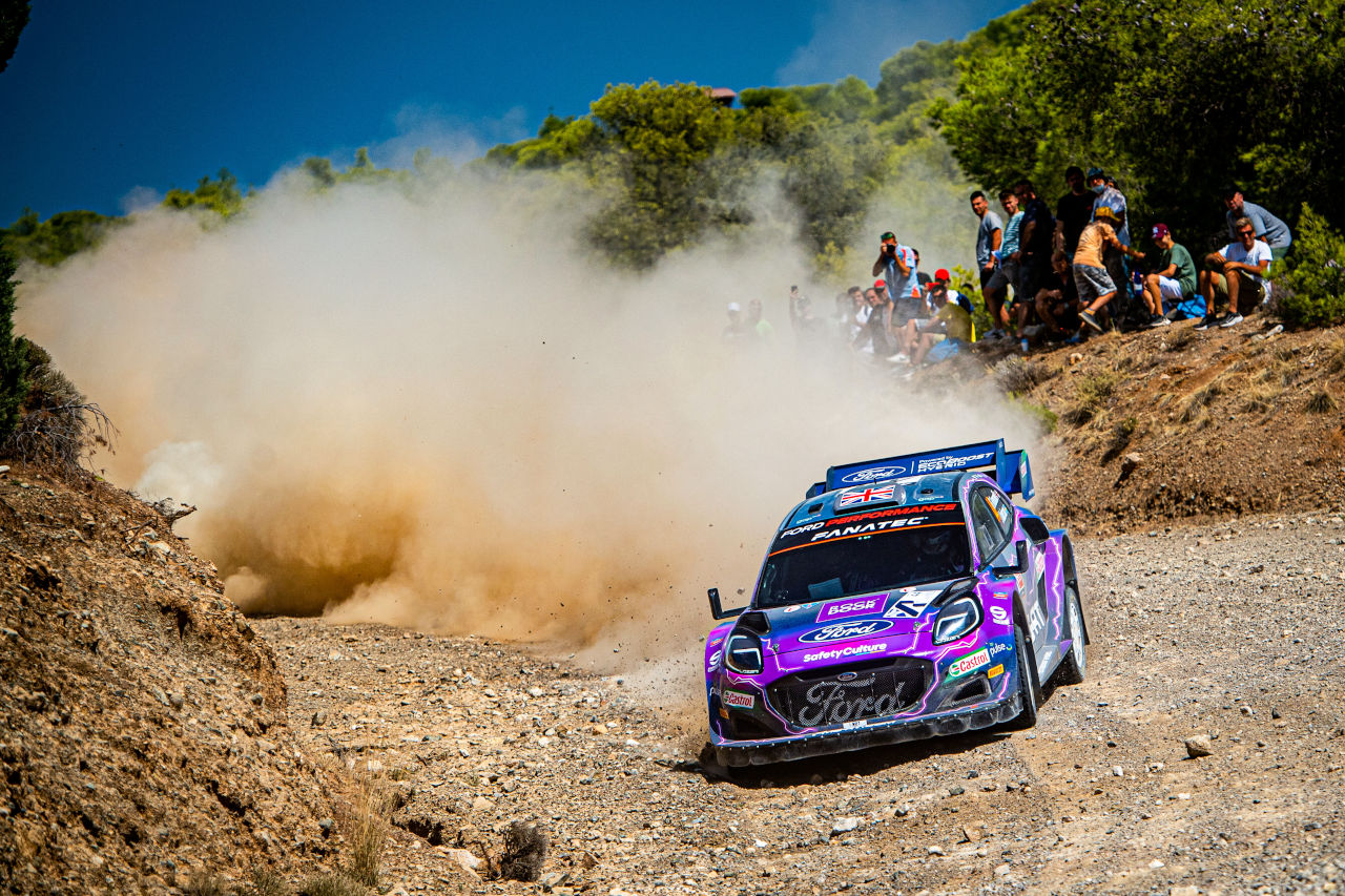 ガス・グリーンスミス（フォード・プーマ・ラリー1）　2022年WRC第10戦アクロポリス・ラリー・ギリシャ