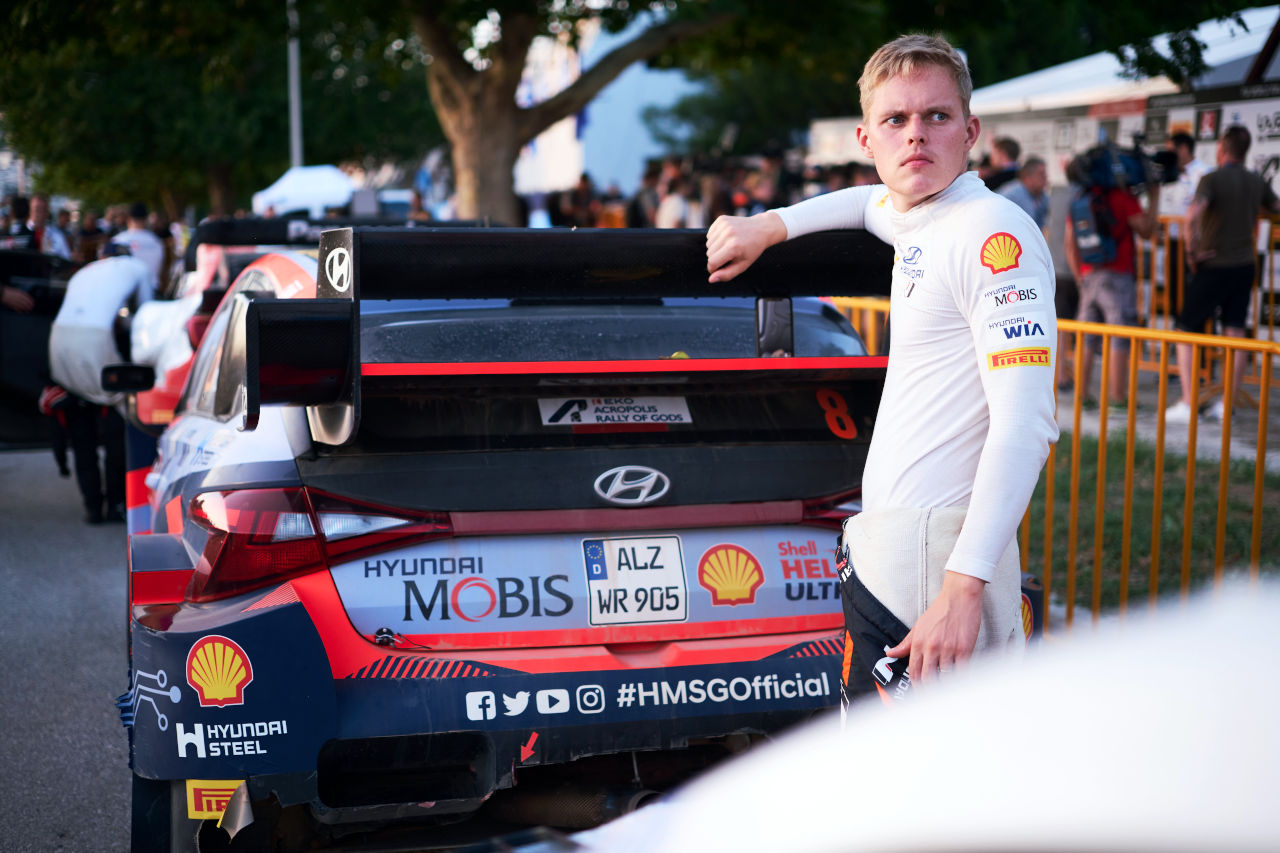 オット・タナク（ヒョンデi20 Nラリー1）　2022年WRC第10戦アクロポリス・ラリー・ギリシャ