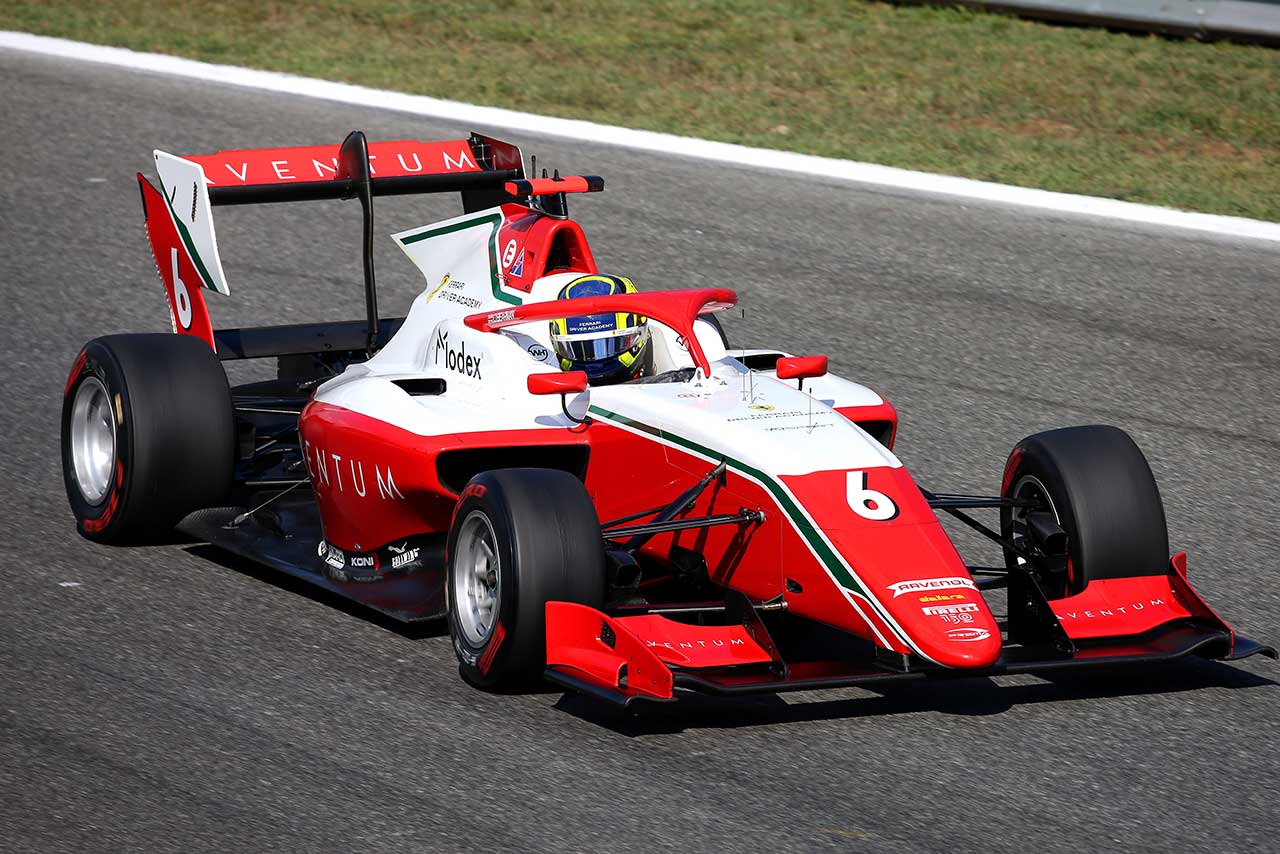 2022FIA F3第9戦モンツァ　レース1で2位を獲得したオリバー・ベアマン（プレマ・レーシング）