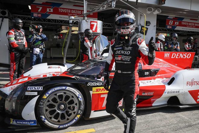 2022WEC第5戦富士　ポールポジションを獲得した小林可夢偉（TOYOTA GAZOO Racing）