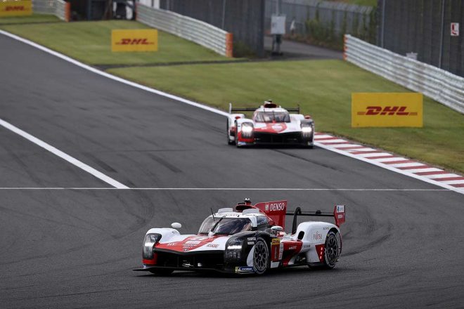 2022WEC第5戦富士　2台のトヨタGR010ハイブリッド