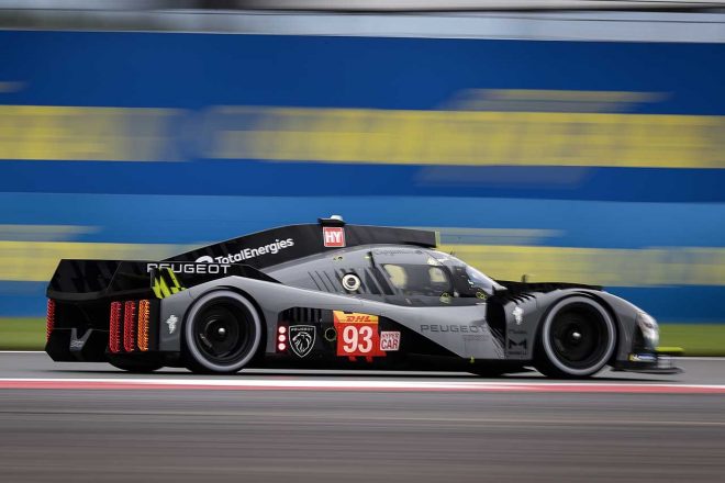 93号車プジョー9X8はジャン・エリック・ベルニュがアタック。4番グリッドを獲得した