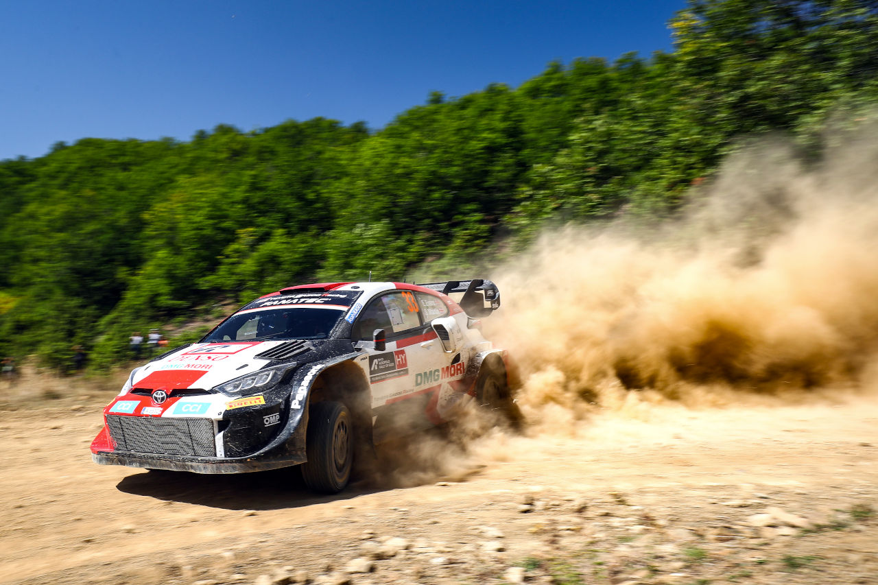 エルフィン・エバンス（トヨタGRヤリス・ラリー1）　2022年WRC第10戦アクロポリス・ラリー・ギリシャ