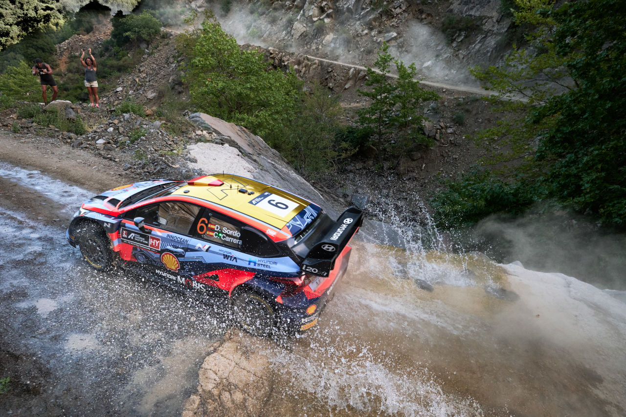 ダニ・ソルド（ヒョンデi20 Nラリー1）　2022年WRC第10戦アクロポリス・ラリー・ギリシャ