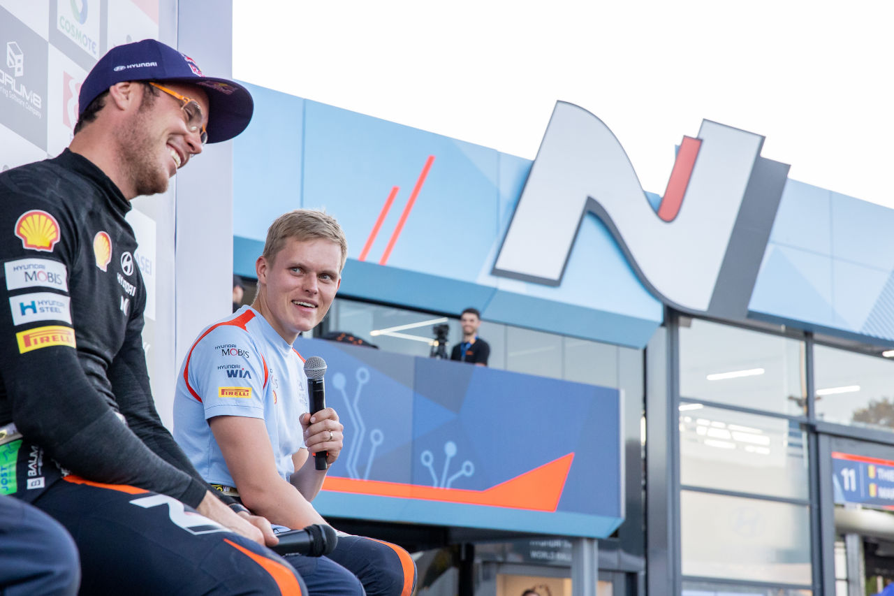 オット・タナク（ヒョンデi20 Nラリー1）　2022年WRC第10戦アクロポリス・ラリー・ギリシャ