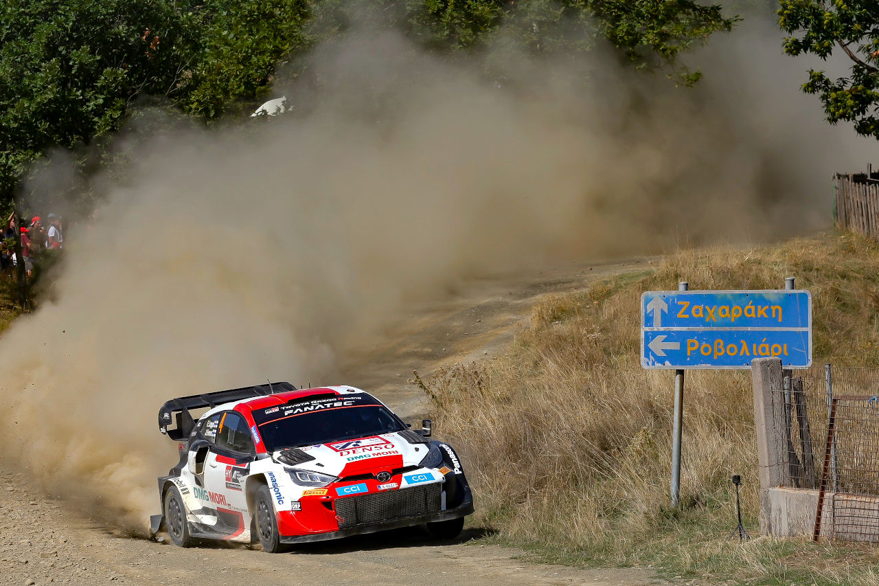 車両トラブルによりデイリタイアとなったエサペッカ・ラッピ／ヤンネ・フェルム組（トヨタGRヤリス・ラリー1）はデイ4で再出走を果たす予定だ