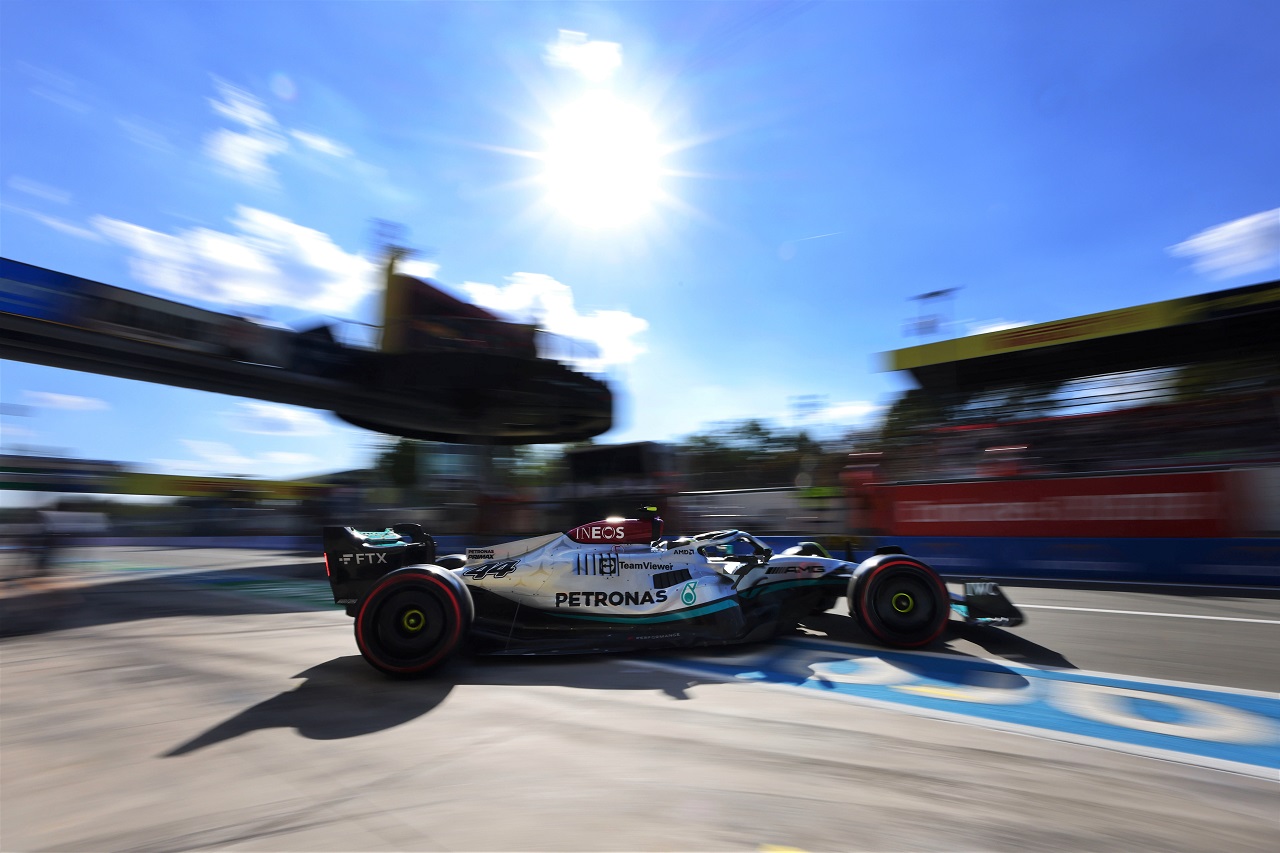 2022年F1第16戦イタリアGP　ルイス・ハミルトン（メルセデス）