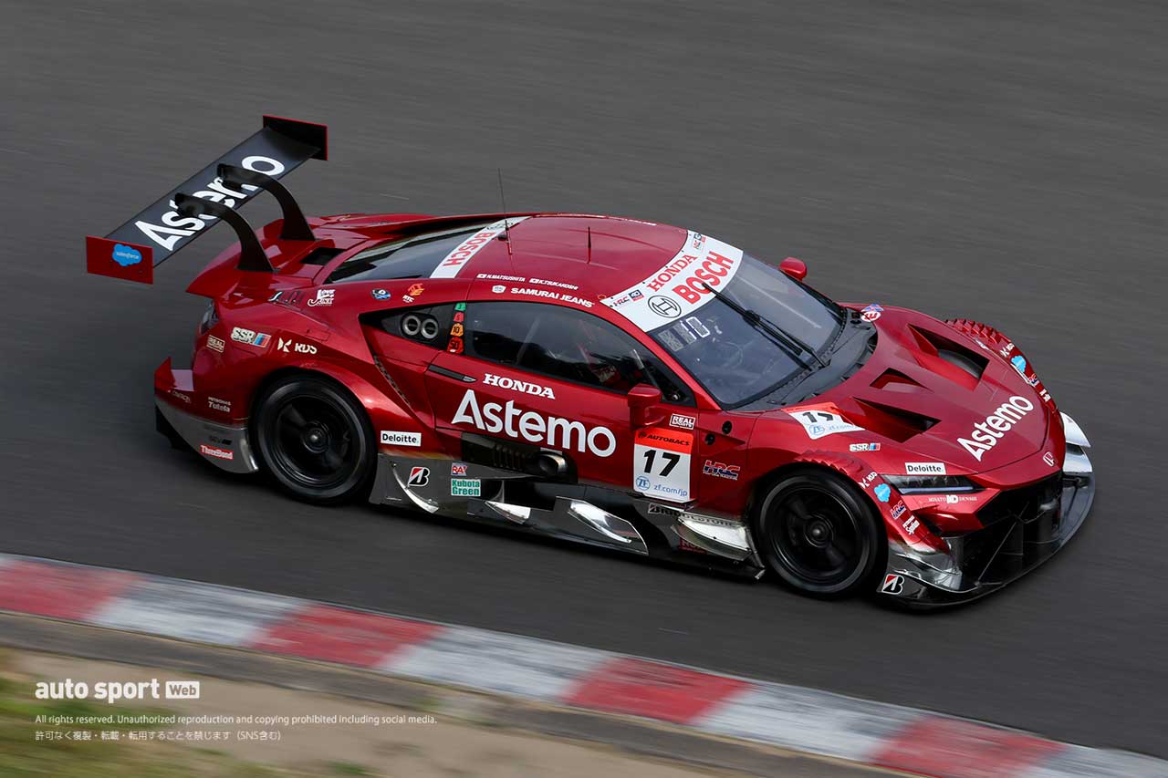 2022スーパーGT第6戦SUGO　Astemo NSX-GT（塚越広大／松下信治）