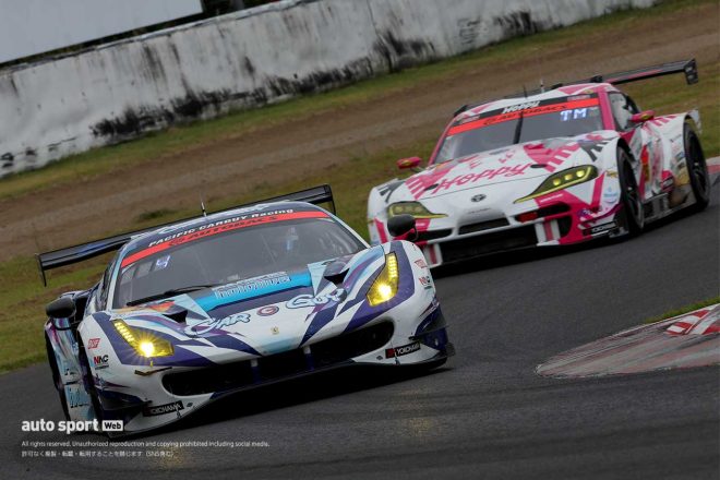 2022スーパーGT第6戦SUGO　PACIFIC hololive NAC FerrariHOPPY Schatz GR Supra＆HOPPY Schatz GR Supra
