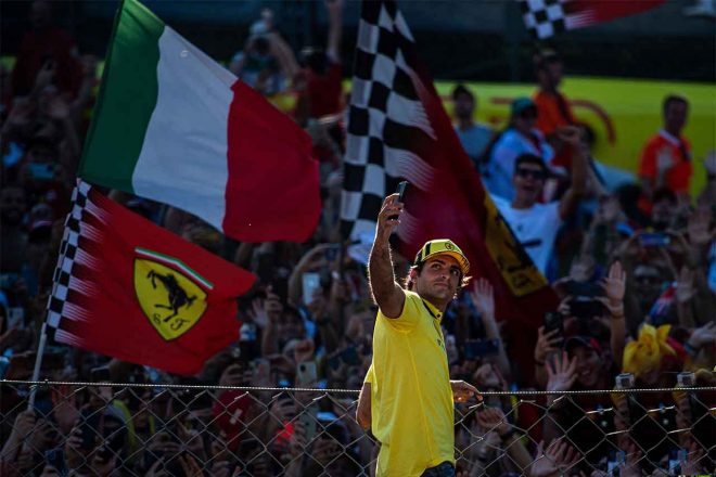 2022年F1第16戦イタリアGP　カルロス・サインツ（フェラーリ）