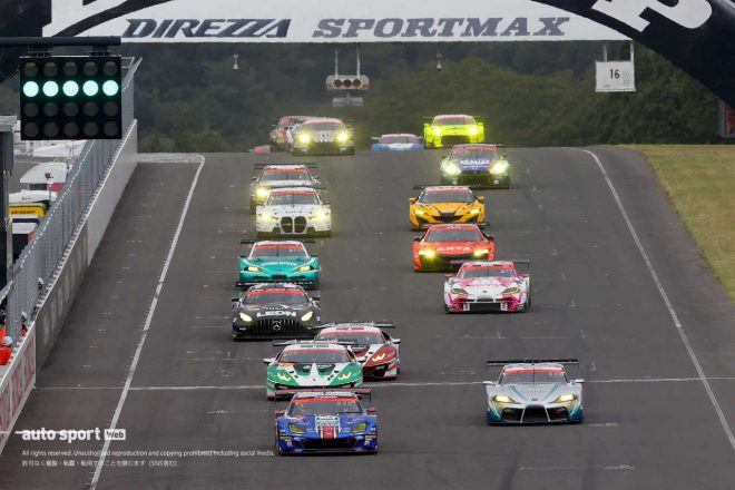2022スーパーGT第6戦SUGO　GT300クラスの決勝スタート