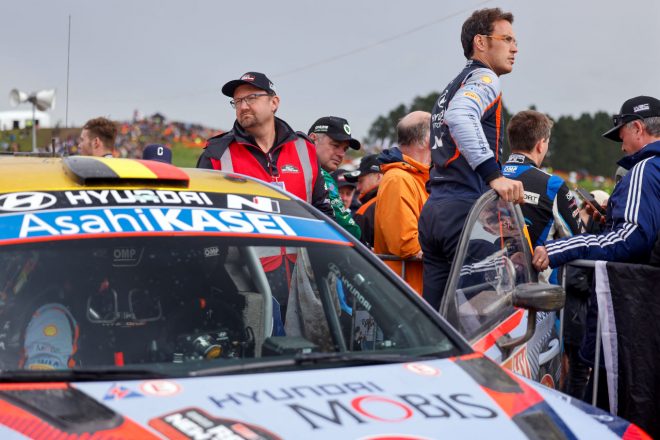 ティエリー・ヌービル（ヒョンデi20 Nラリー1）　2022年WRC第11戦ラリー・ニュージーランド