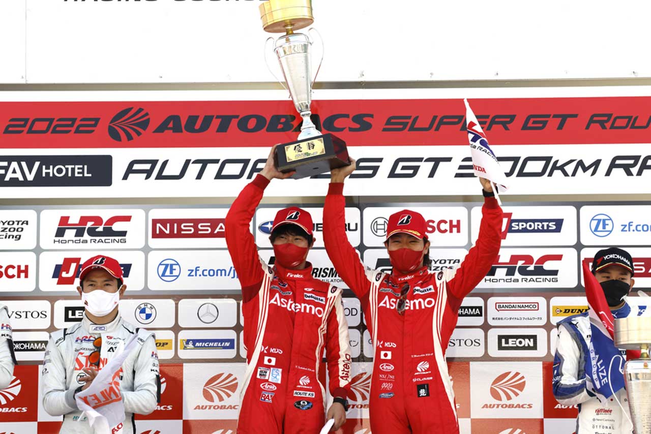 2022スーパーGT第7戦オートポリス　Astemo NSX-GT（塚越広大／松下信治）