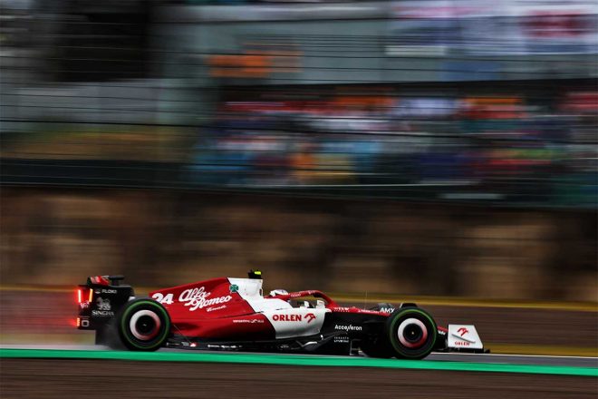 2022年F1第18戦日本GP　周冠宇（アルファロメオ）