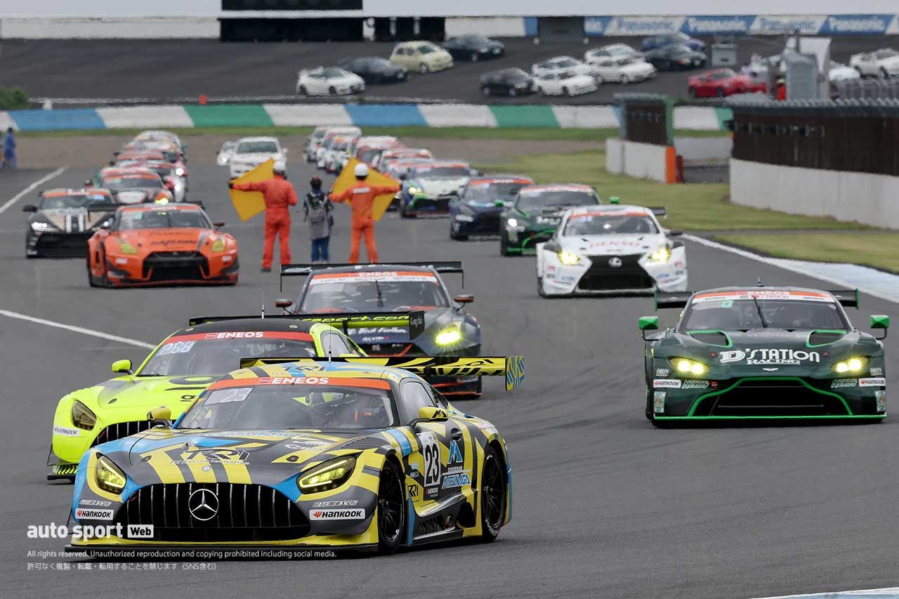 2022スーパー耐久第5戦もてぎのフォーメーションラップスタート