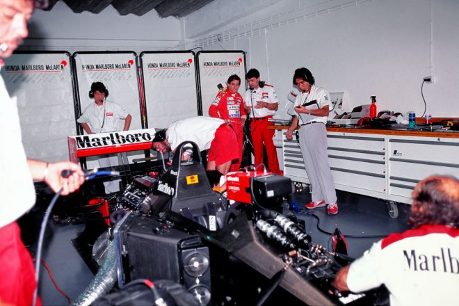 この年、マクラーレンMP4／6はセナ7勝、ベルガーが1勝を挙げた