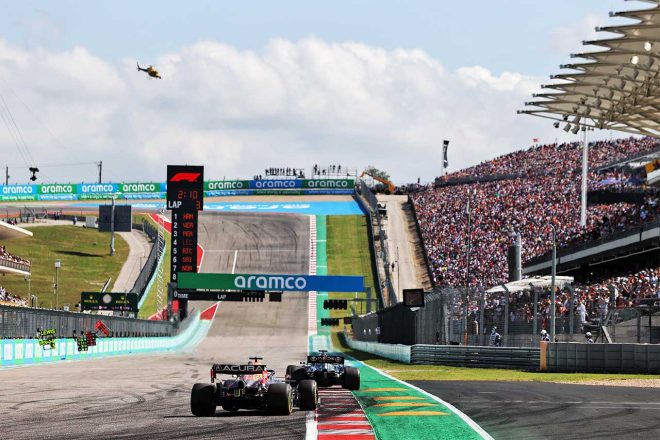 2021年F1アメリカGP　ルイス・ハミルトン（メルセデス）＆マックス・フェルスタッペン（レッドブル・ホンダ）