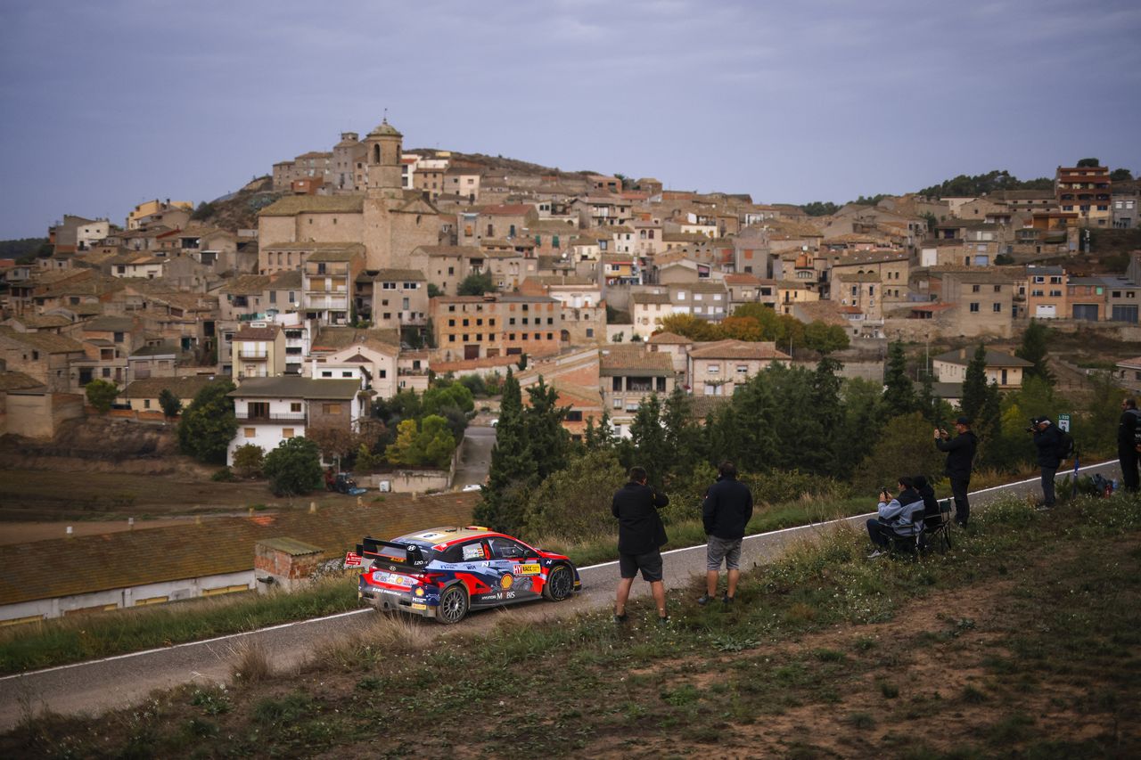 母国ラリーを戦うダニ・ソルド（ヒョンデi20 Nラリー1）　2022年WRC第12戦ラリー・スペイン