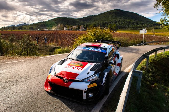 勝田貴元（トヨタGRヤリス・ラリー1）　2022年WRC第12戦ラリー・スペイン