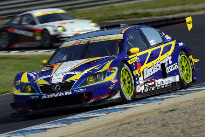 2008スーパーGT第7戦もてぎ　ウェッズスポーツ IS350（織戸学／阿部翼）