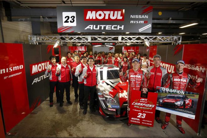2014スーパーGT第7戦もてぎ　MOTUL AUTECH GT-R（松田次生／ロニー・クインタレッリ）