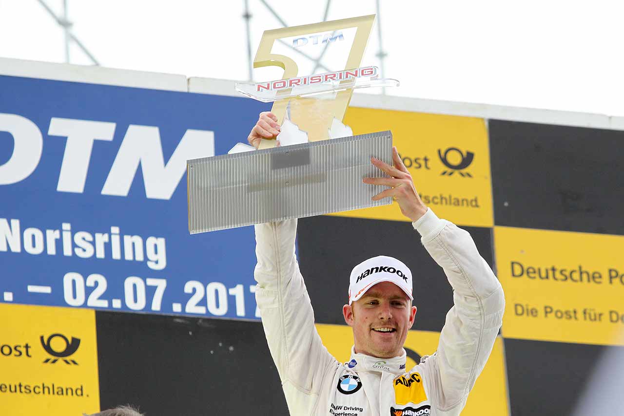 2017年のDTMノリスリンク戦で勝利を挙げたマキシム・マルタン