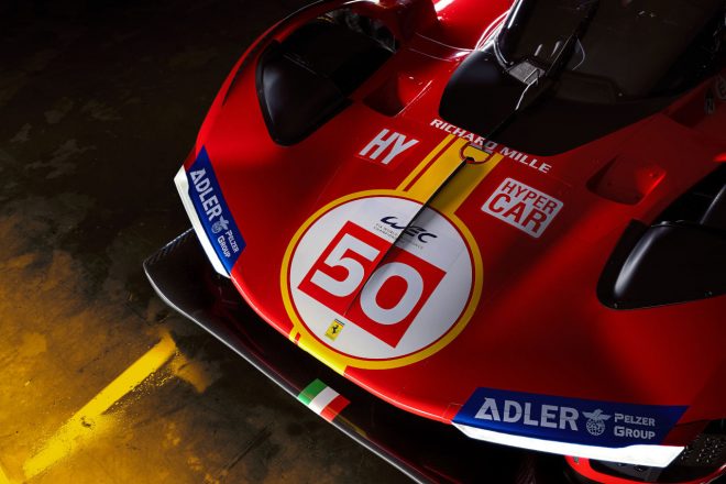 2023年のWEC／ル・マン24時間レースに50号車と51号車の2台体制で参戦するフェラーリ499P