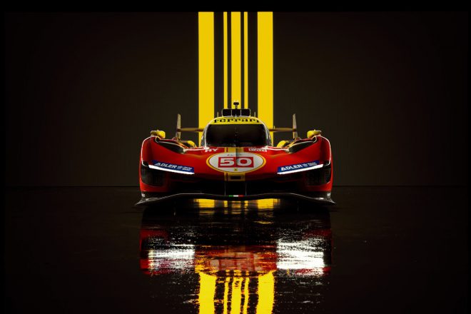 フェラーリ499P（フロントビュー）