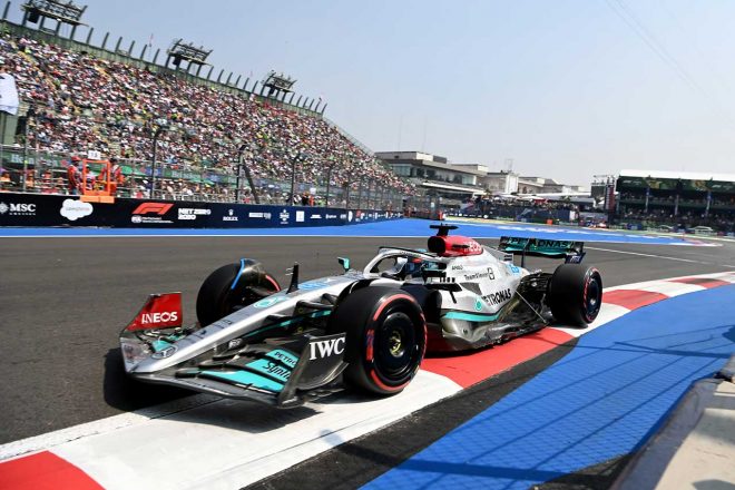 2022年F1第20戦メキシコGP　ジョージ・ラッセル（メルセデス）