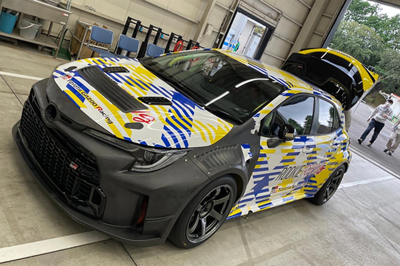 実際に走行テストを開始した液体水素を使ったGRカローラ。これまでの気体水素とは異なる印象がある。