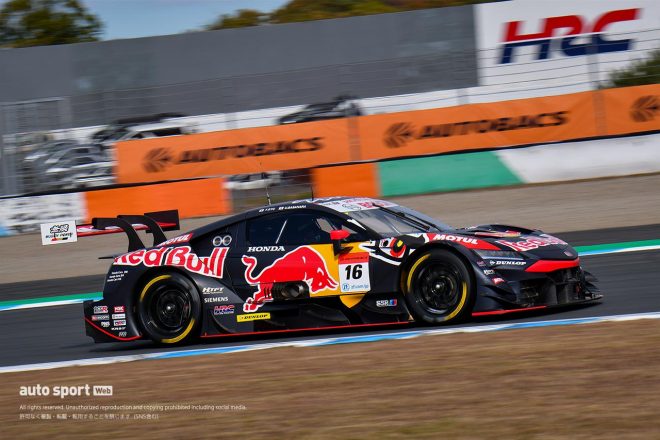2022スーパーGT第8戦もてぎ　Red Bull MOTUL MUGEN NSX-GT（笹原右京／大湯都史樹）