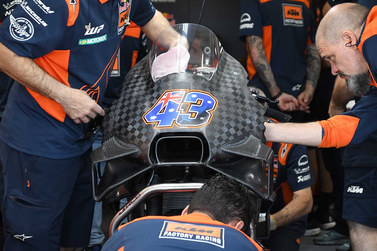 ミラーが走らせていたKTM RC16