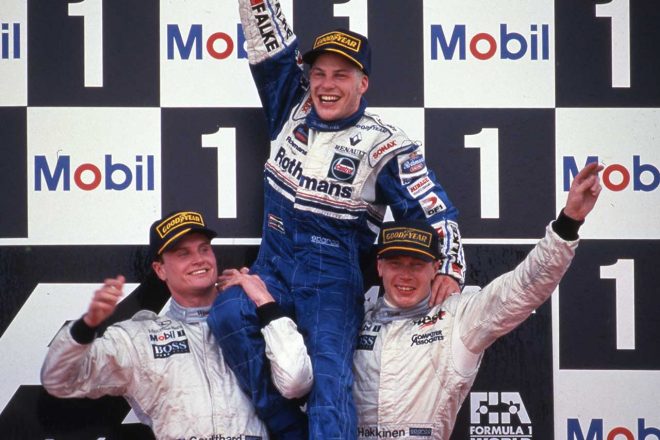 F1デビュー2年目の1997年にワールドチャンピオンに輝いたジャック・ビルヌーブ（ウイリアムズ）