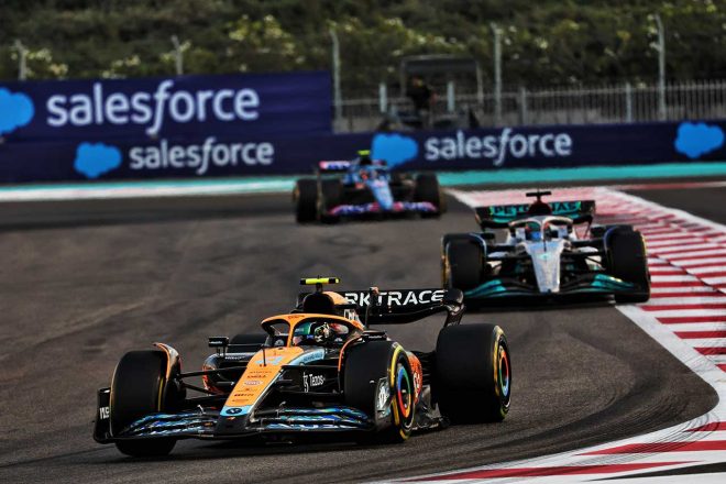 2022年F1第22戦アブダビGP　ランド・ノリス（マクラーレン）