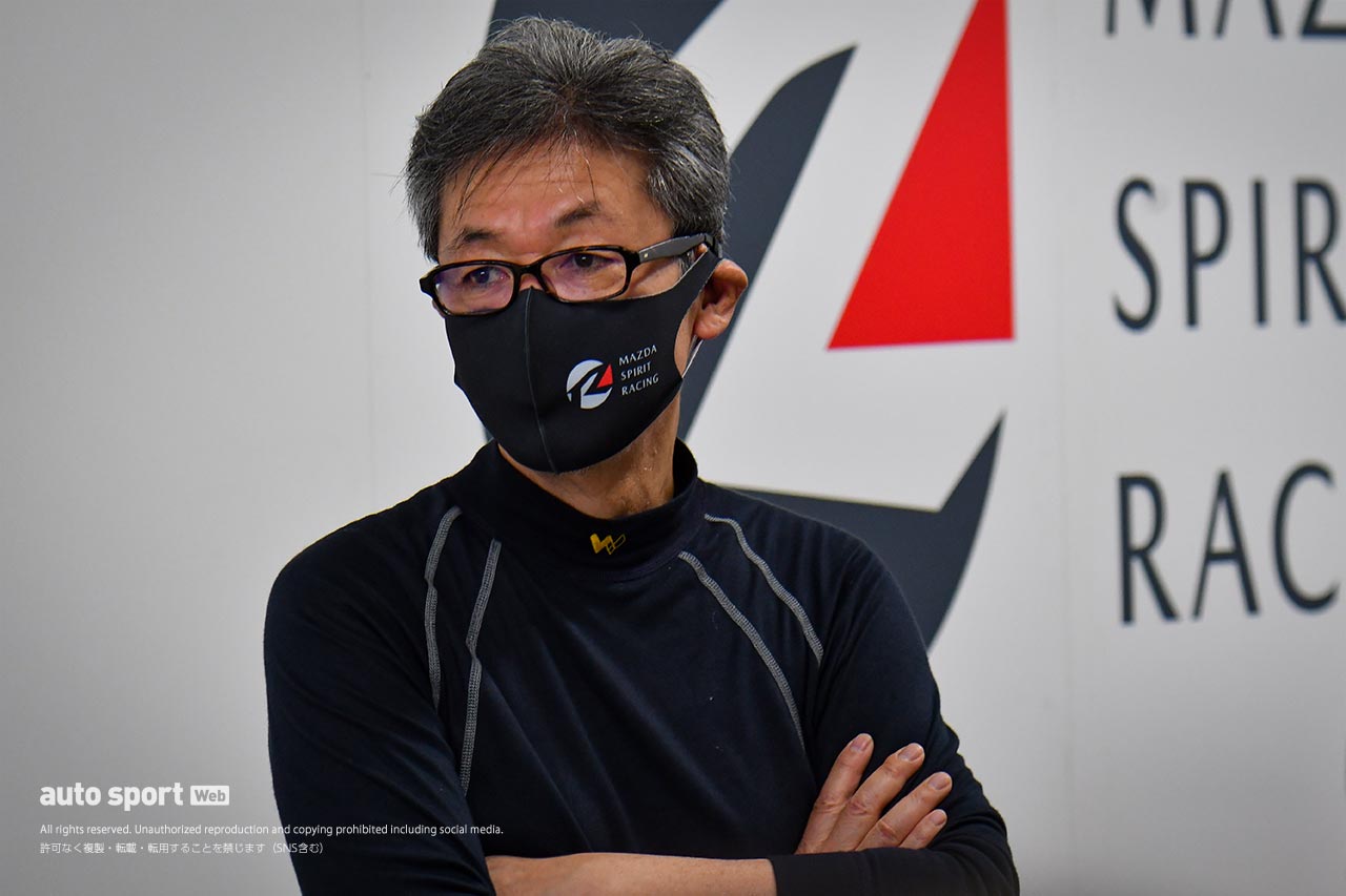 2022スーパー耐久第7戦鈴鹿　MAZDA SPIRIT RACING代表で自らドライバーを務める前田育男シニアフェロー