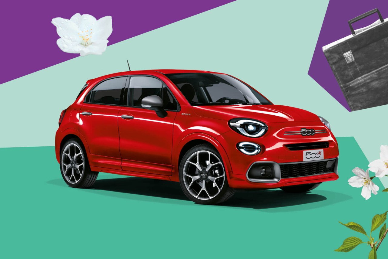 フィアットのコンパクトSUV『Fiat 500X』が、新世代のフロントグリルおよびリヤエンブレムを採用し、装いも新たに登場