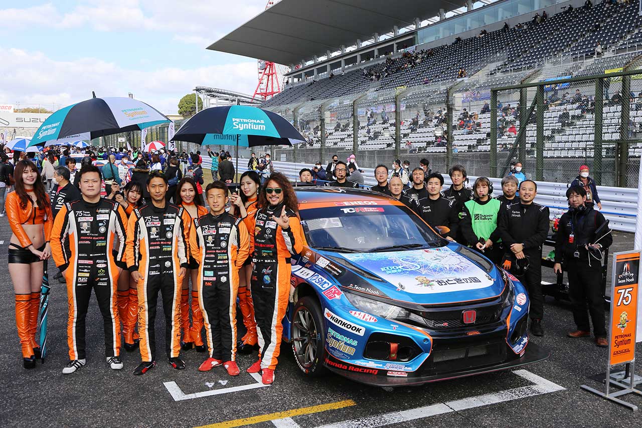 2022スーパー耐久第7戦鈴鹿　Team Noah HONDA CIVIC TCR（“J”／蘇武喜和／霜野誠友／和田慎吾）