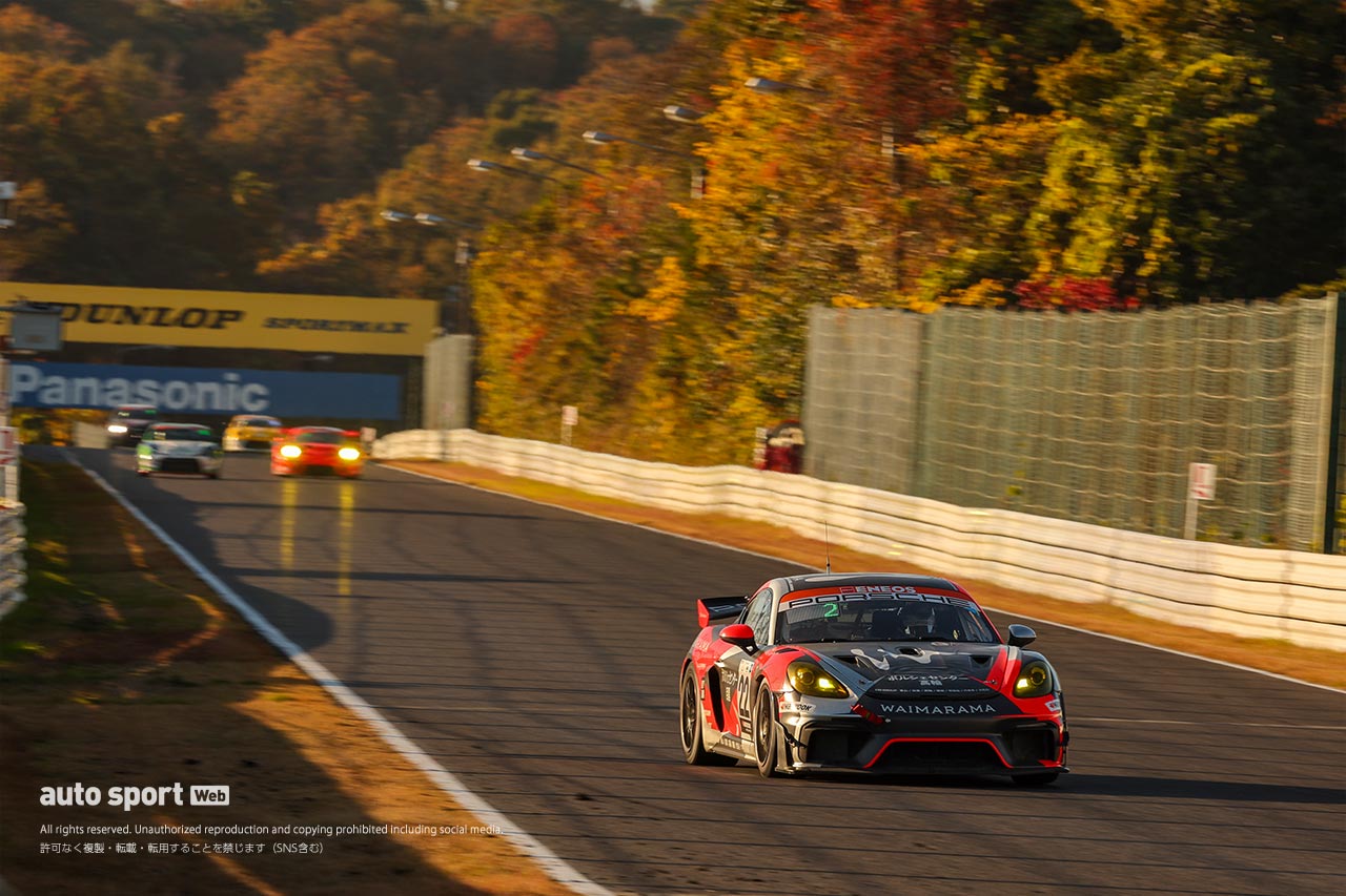 2022スーパー耐久第7戦鈴鹿　Porsche EBI WAIMARAMA Cayman GT4 RS