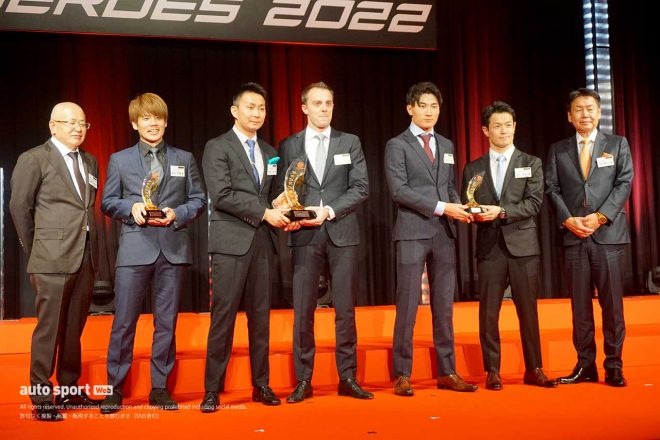2022年SUPER GT HEROES　GT500クラスの表彰式