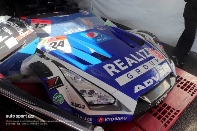 リアライズコーポレーション ADVAN GT-Rのフロント周り