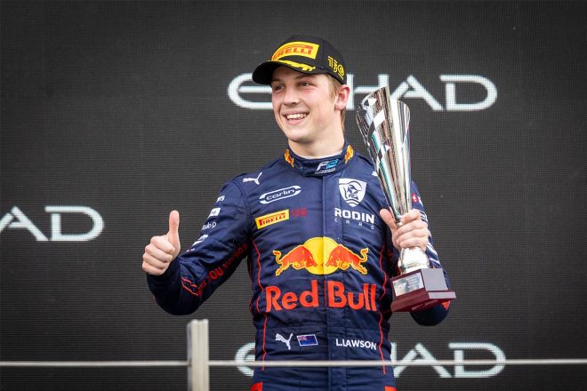 2022年はFIA-F2に参戦していたリアム・ローソン